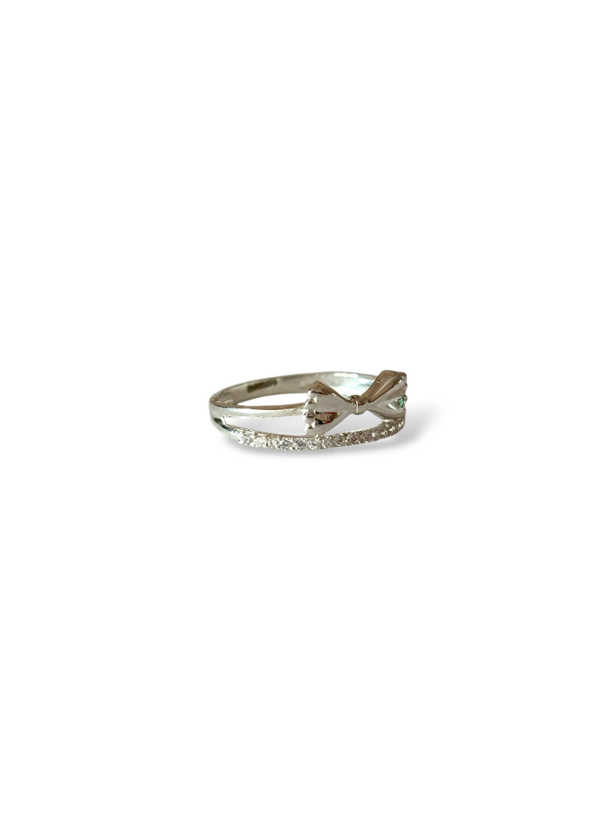 Silverbow - Dainty Cz Bow Ring | 925 Silver