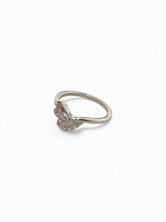 Sparkling Hearts - Cz Heart/Love Ring | 925 Silver