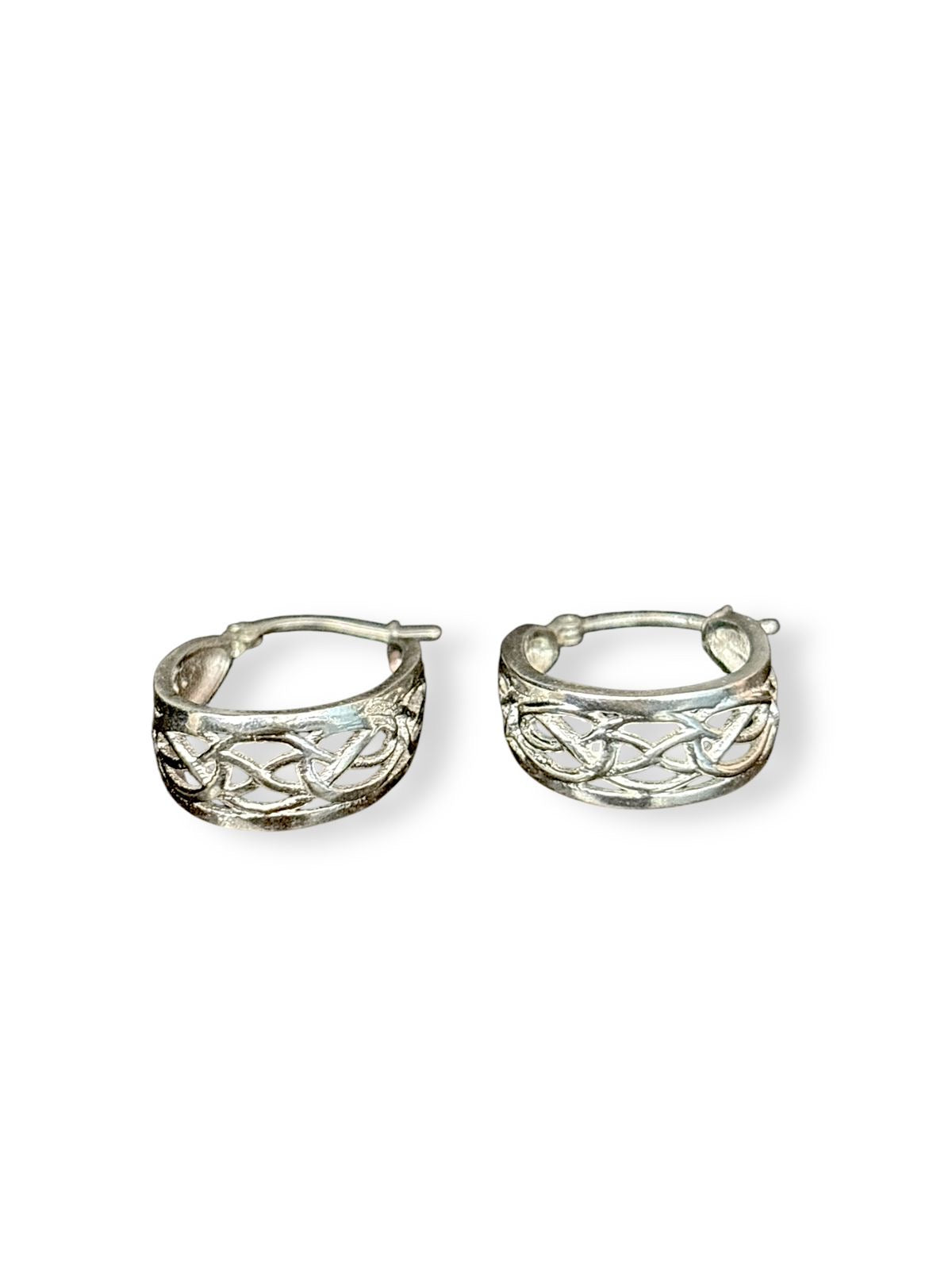Heritage Hoops - Intricate Cutwork Hoop Earrings | 925 Silver