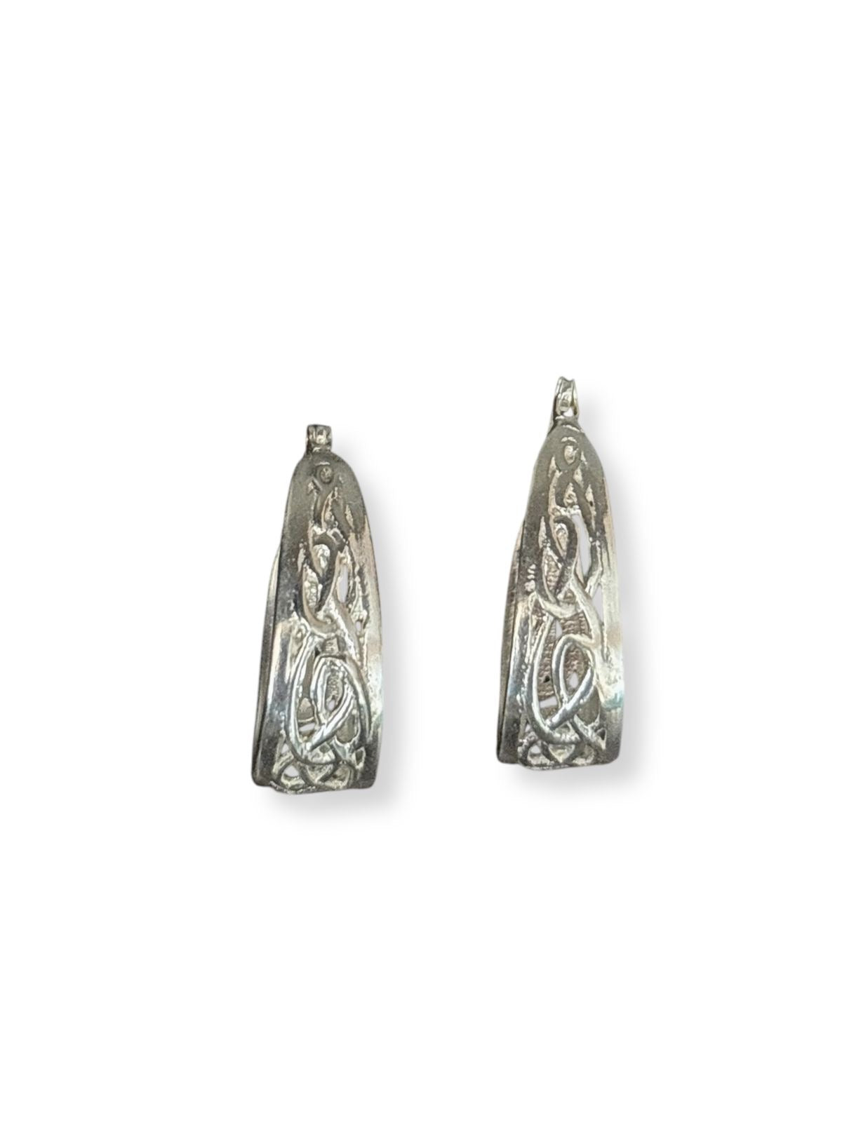 Heritage Hoops - Intricate Cutwork Hoop Earrings | 925 Silver