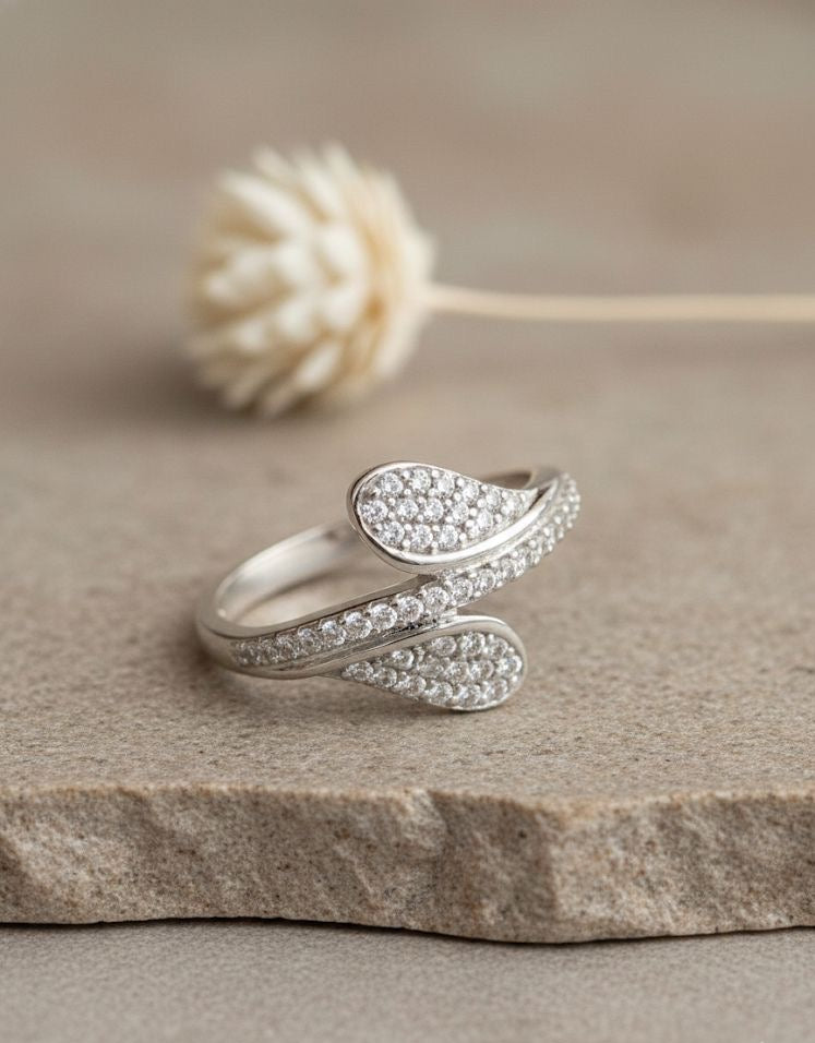 Radiant Wrap - CZ Wrap Ring | 925 Silver