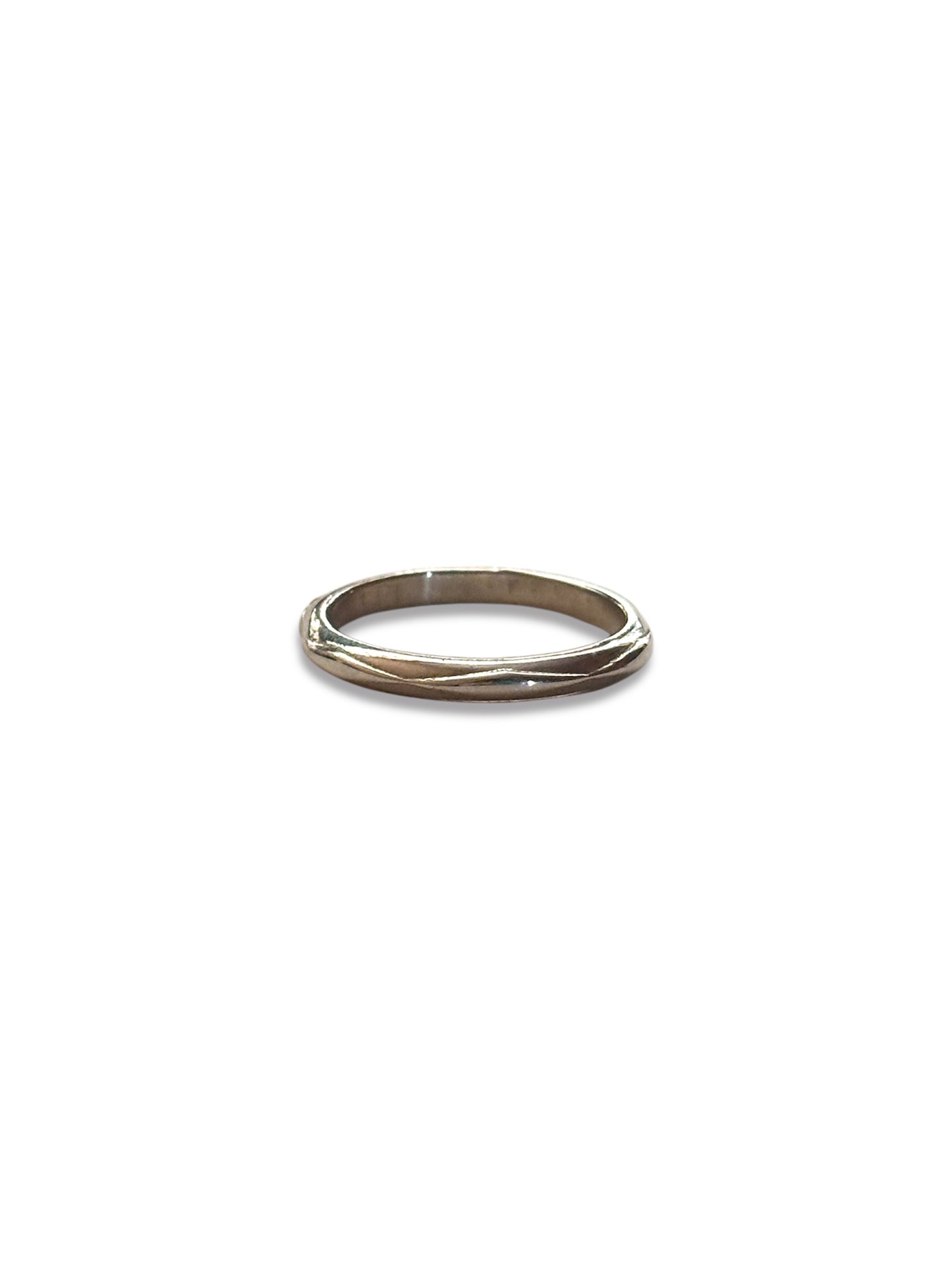 Linear Curve - 925 Silver Ring