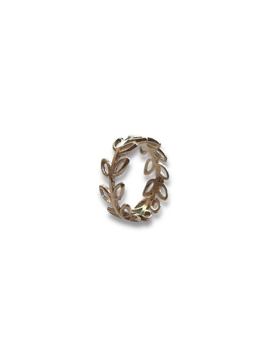 Silver Leaf - 925 Silver Ring