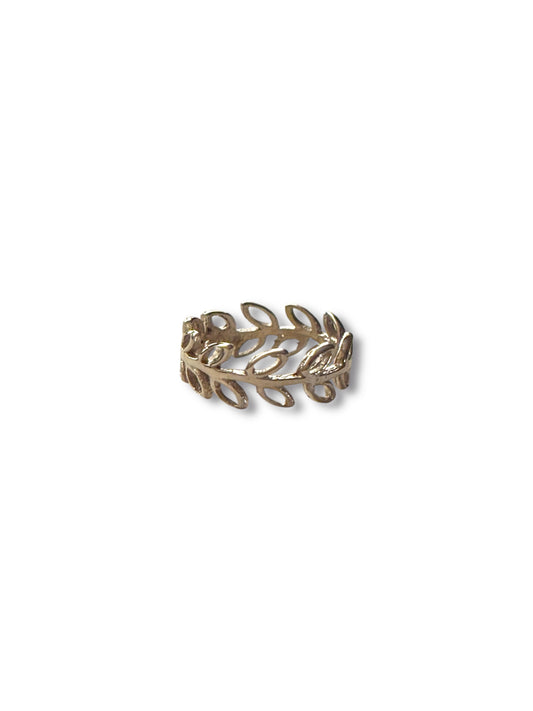 Silver Leaf - 925 Silver Ring