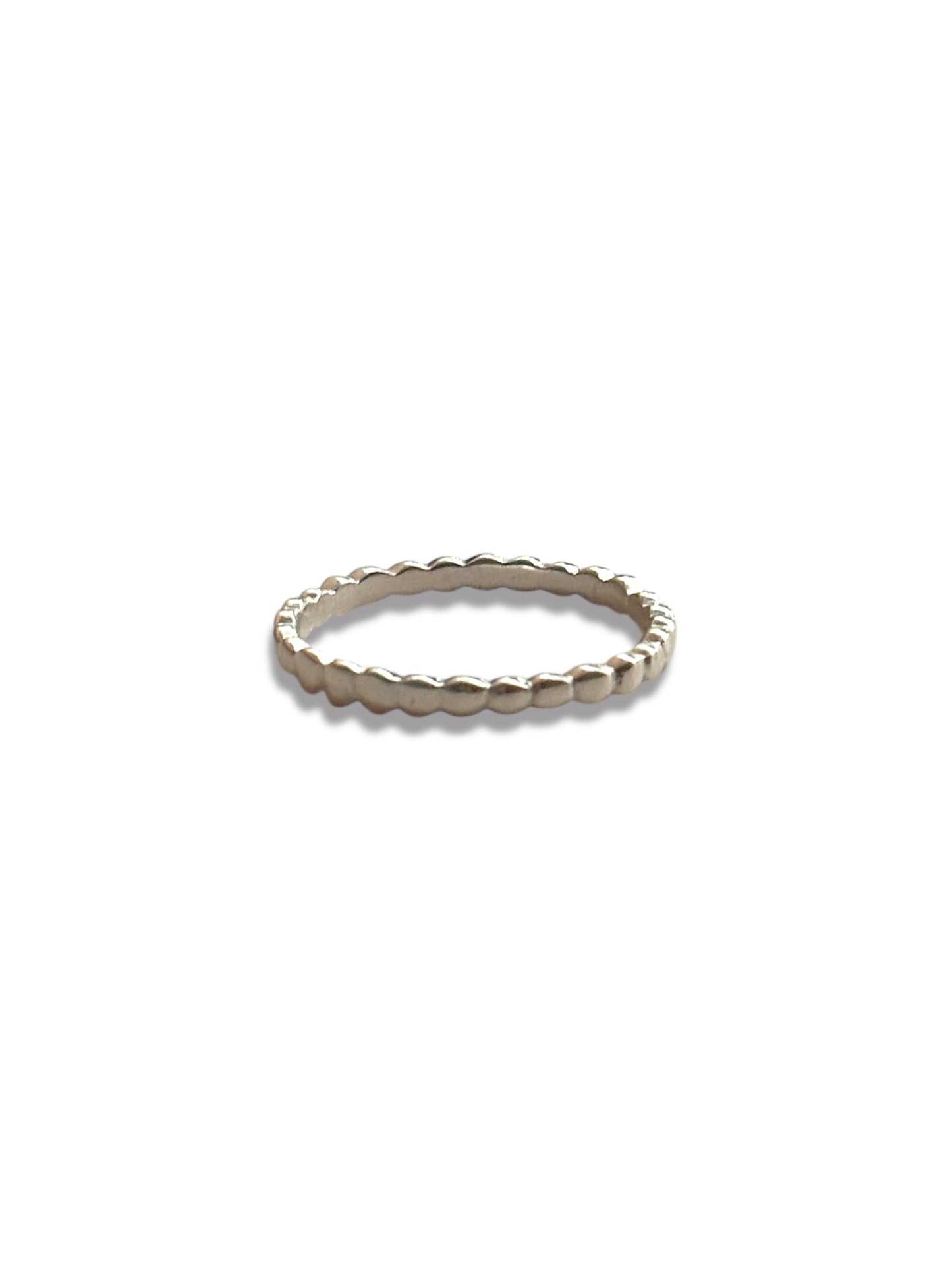 Silver Dots - Dotted 925 Silver Ring