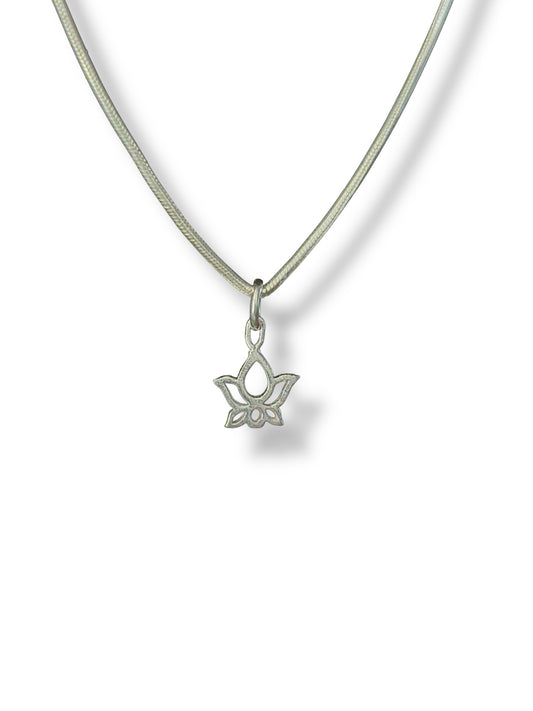 Lunar Lotus - Lotus Pendant | 925 Silver