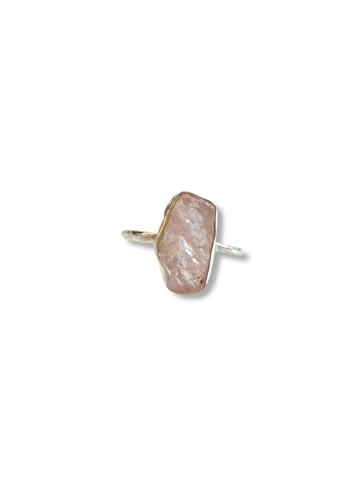 Bare Blush - Rough Morganite Ring | 925 Silver