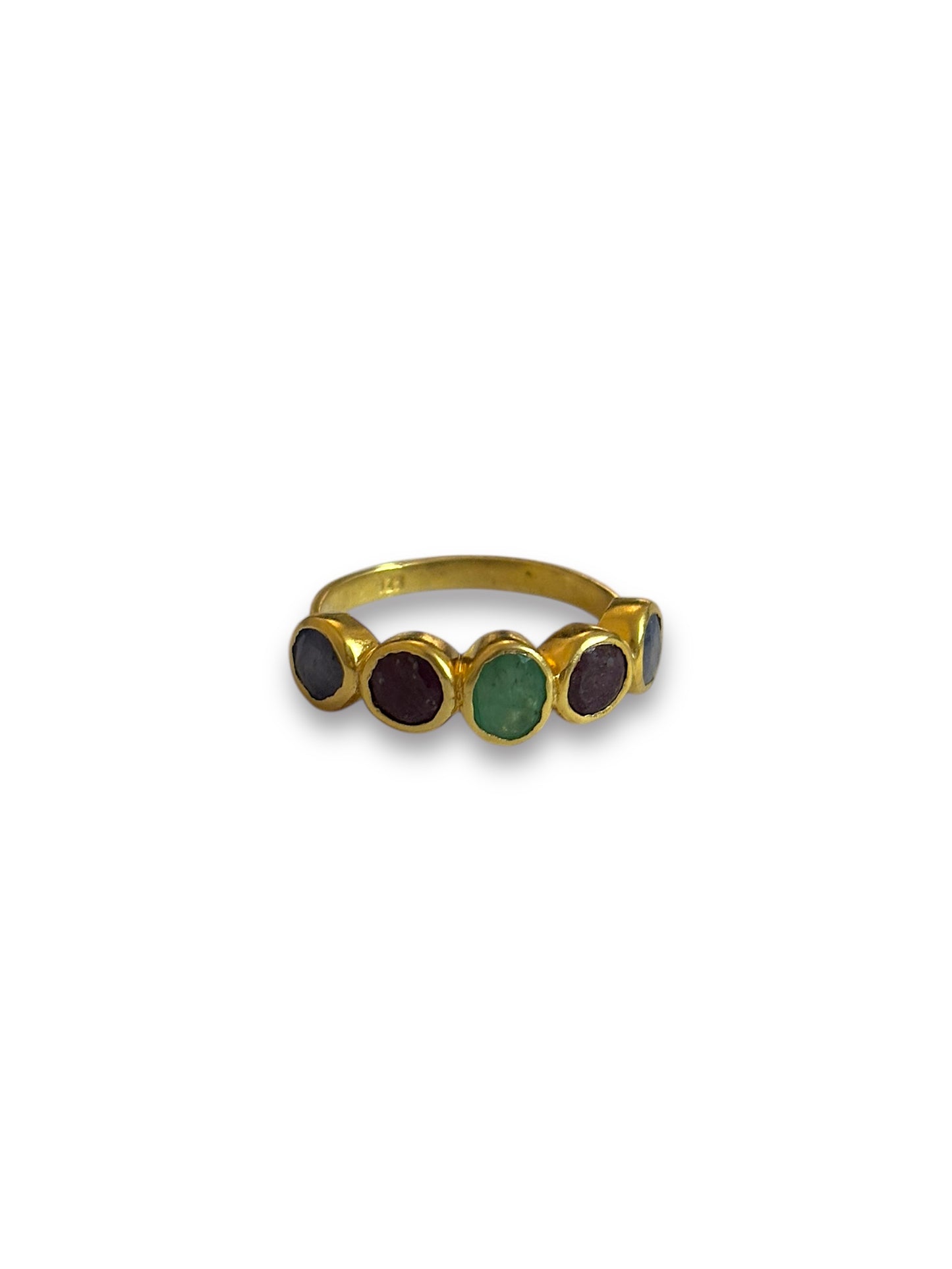 The Crown - Multi Gemstone Ring | 925 Silver