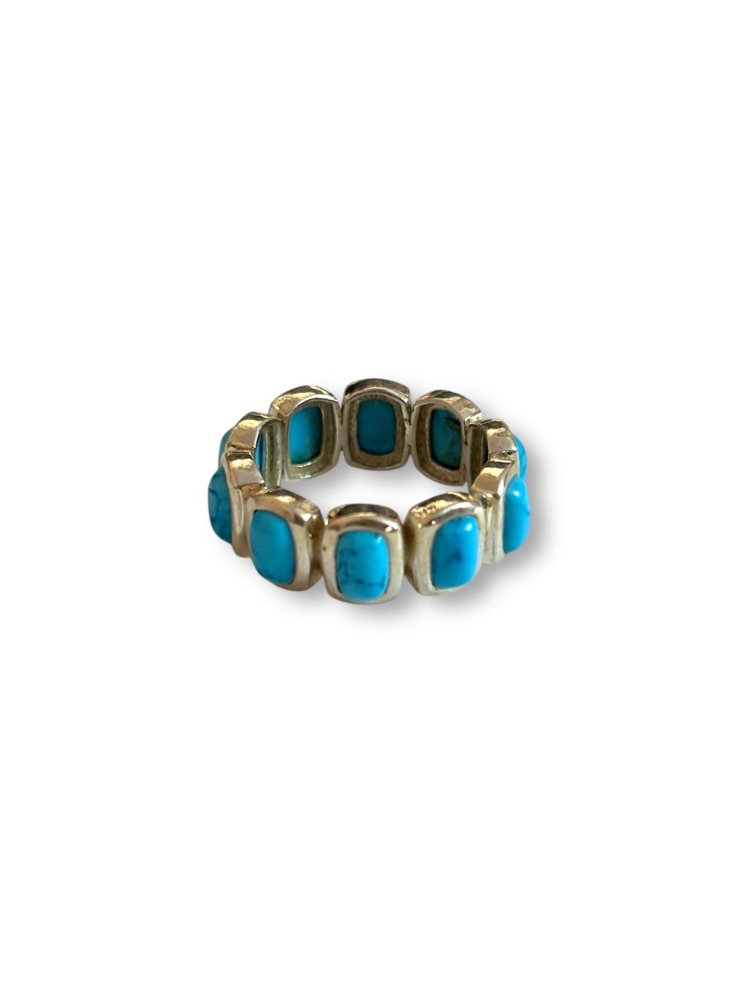 Turquoise Band Ring | 925 Silver