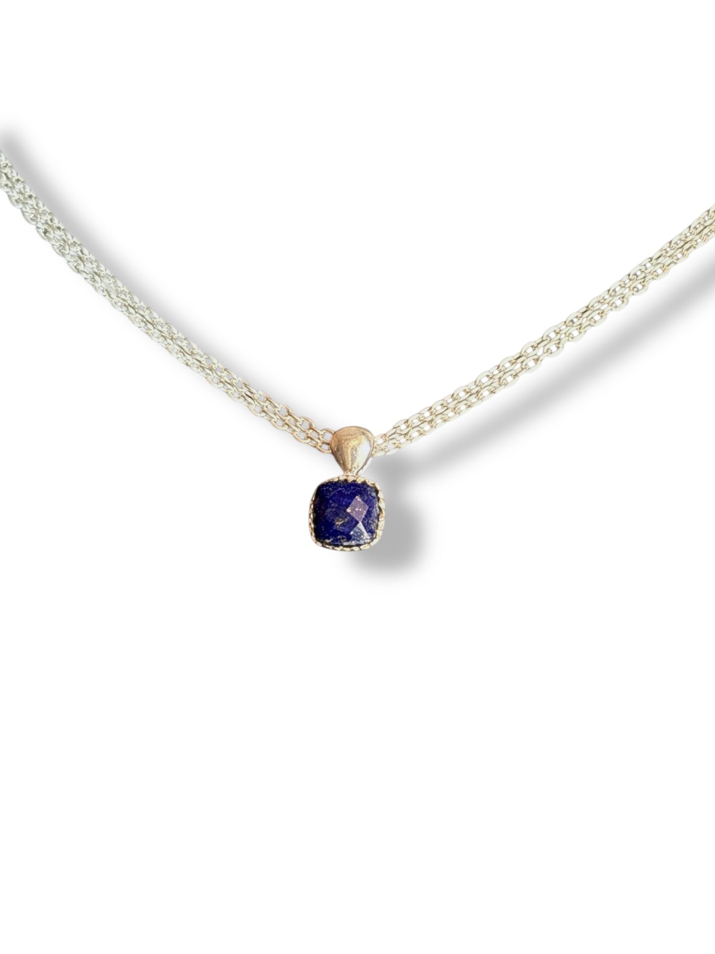 Indigo Whisper - Lapis Lazuli Pendant | 925 Silver