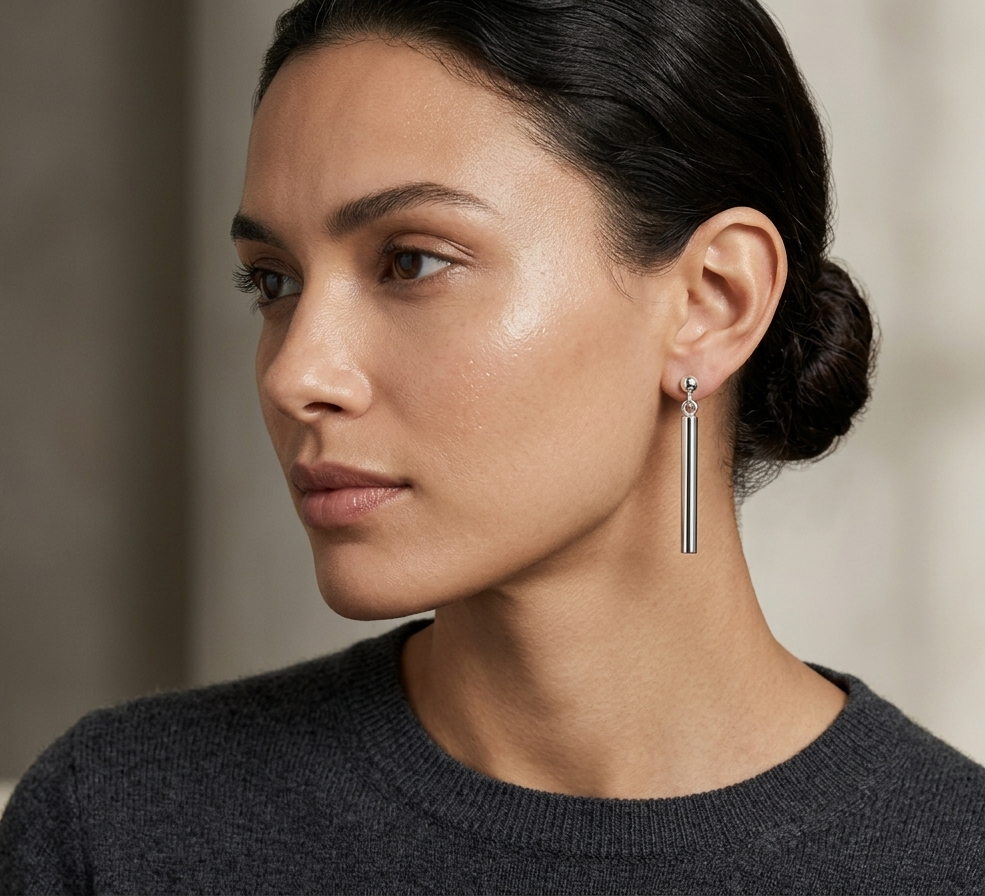Parrell Drops — Minimal Drop Earrings | 925 Silver