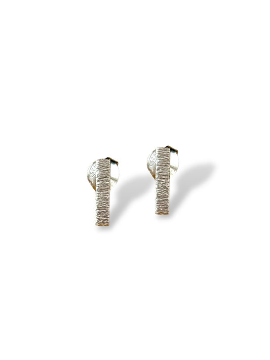 Mini Luna Bar - Bar Stud Earrings | 925 Silver