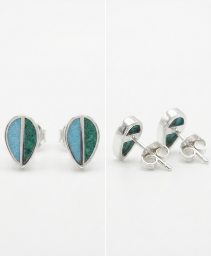Sea & Sage — Turquoise Stud Earring | 925 Silver