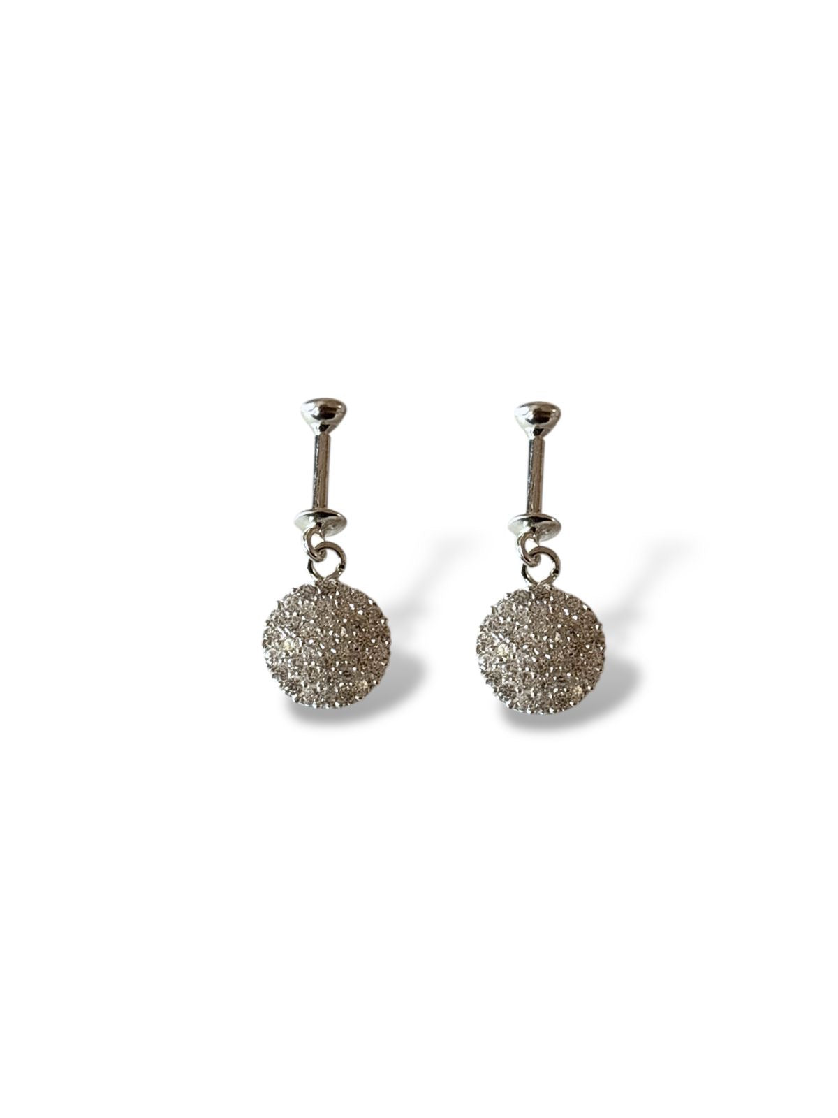 Stardust Sphere - CZ Helix/Bugadi Earrings | 925 Silver