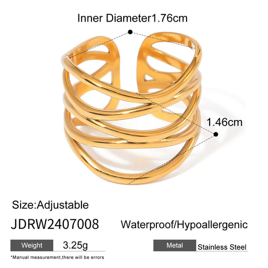 Dainty Glam Ring | Stainless Steel
