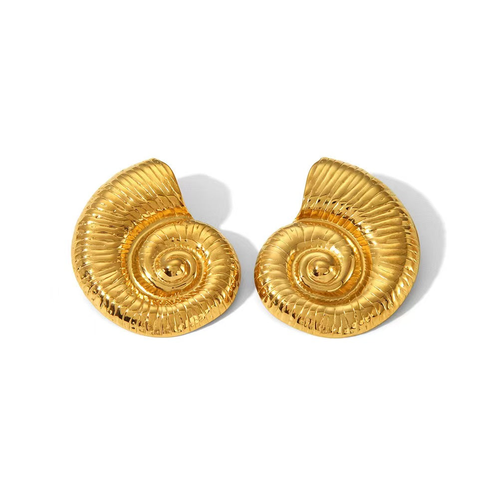 Shell Stainless Steel Earrings