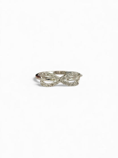 Eternity Loop - CZ Infinity Ring - 925 Silver