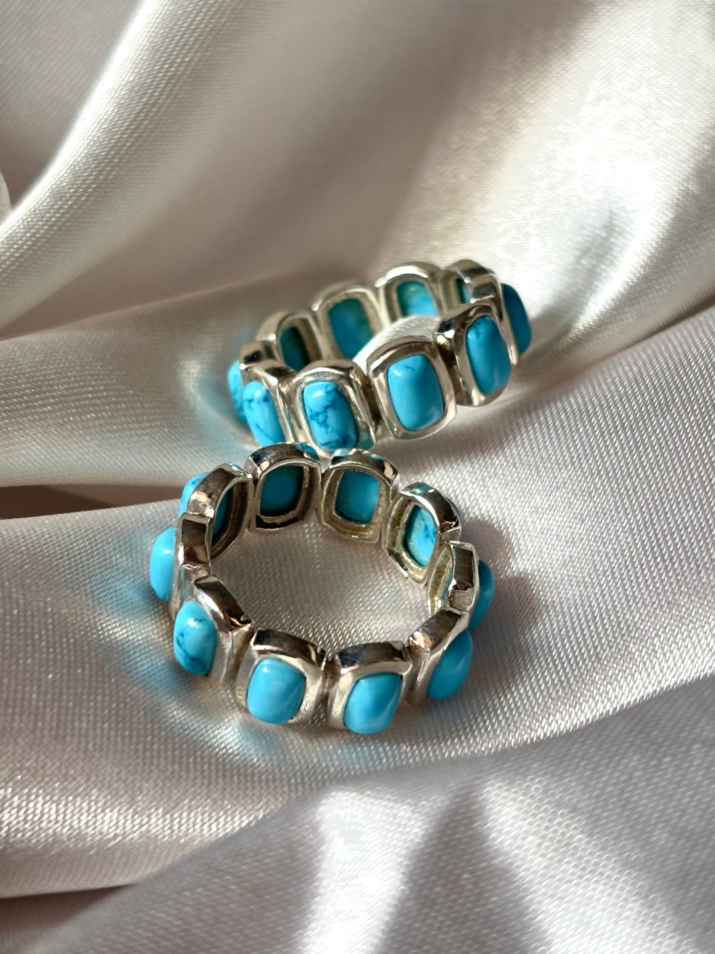 Turquoise Band Ring | 925 Silver