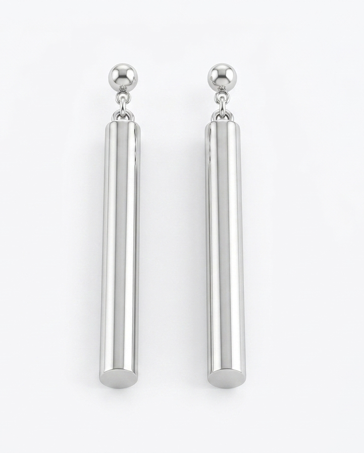 Parrell Drops — Minimal Drop Earrings | 925 Silver