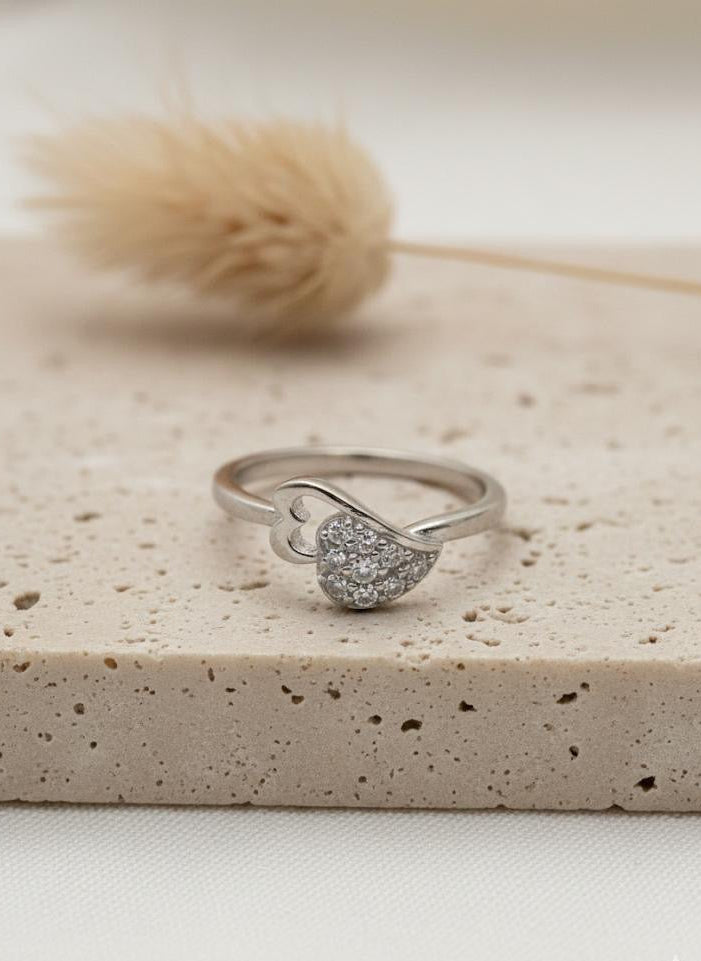 Sparkling Hearts - Cz Heart/Love Ring | 925 Silver