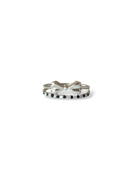 Silverbow - Dainty Cz Bow Ring | 925 Silver