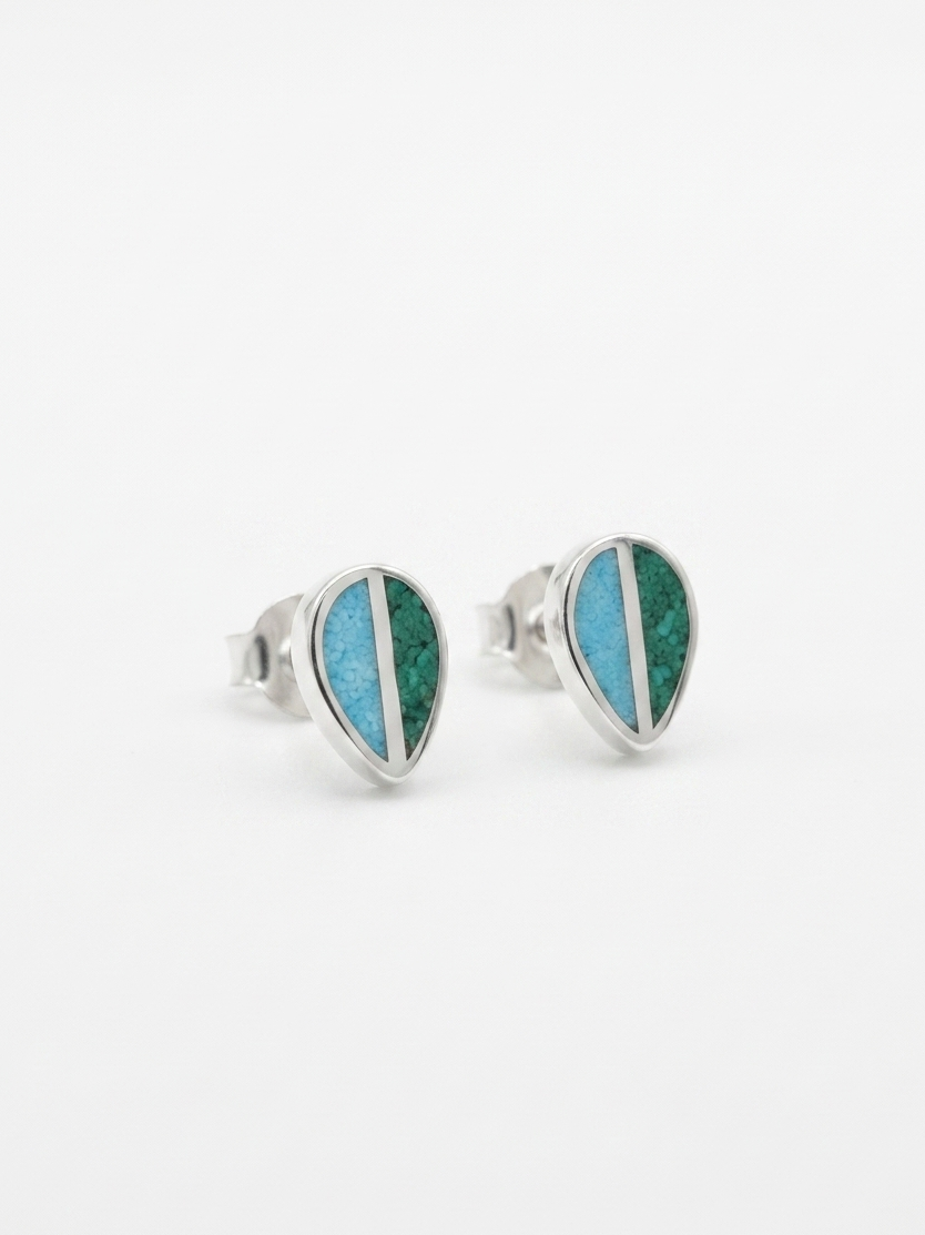 Sea & Sage — Turquoise Stud Earring | 925 Silver