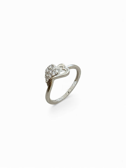 Sparkling Hearts - Cz Heart/Love Ring | 925 Silver