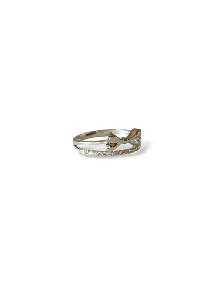 Silverbow - Dainty Cz Bow Ring | 925 Silver