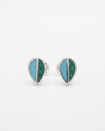 Sea & Sage — Turquoise Stud Earring | 925 Silver