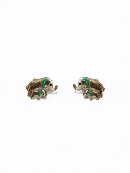 Elemama - Cute Elephant Stud Earrings | 925 Silver