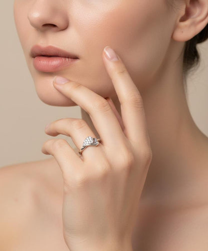 Sparkling Hearts - Cz Heart/Love Ring | 925 Silver