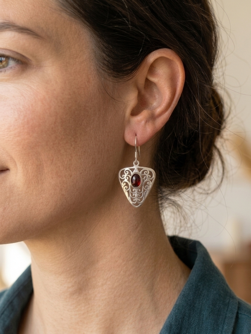 Royal Filigree — Cutwork/ Filigree Dangler Earrings | 925 Silver