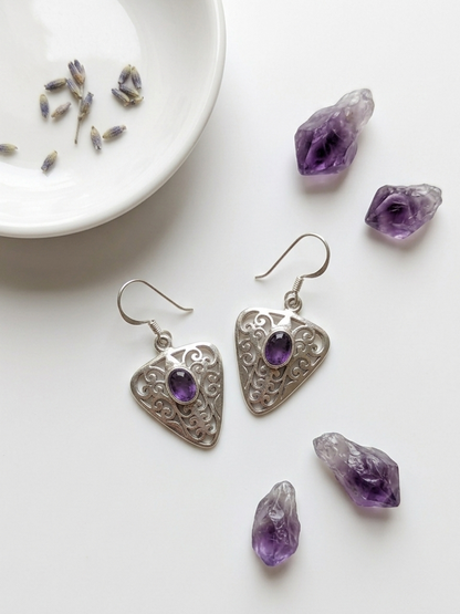 Royal Filigree — Cutwork/ Filigree Dangler Earrings | 925 Silver