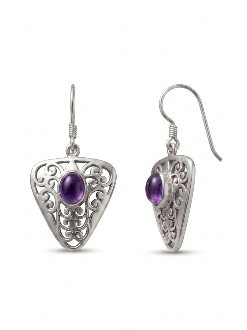 Royal Filigree — Cutwork/ Filigree Dangler Earrings | 925 Silver