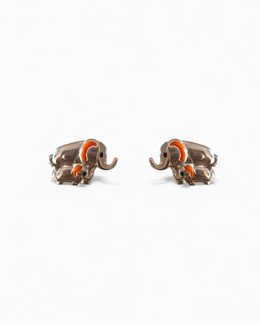 Elemama - Cute Elephant Stud Earrings | 925 Silver