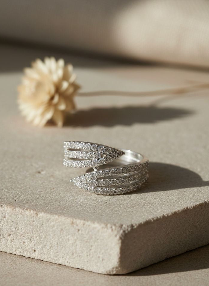 Stardust - CZ Wrap Ring | 925 Silver