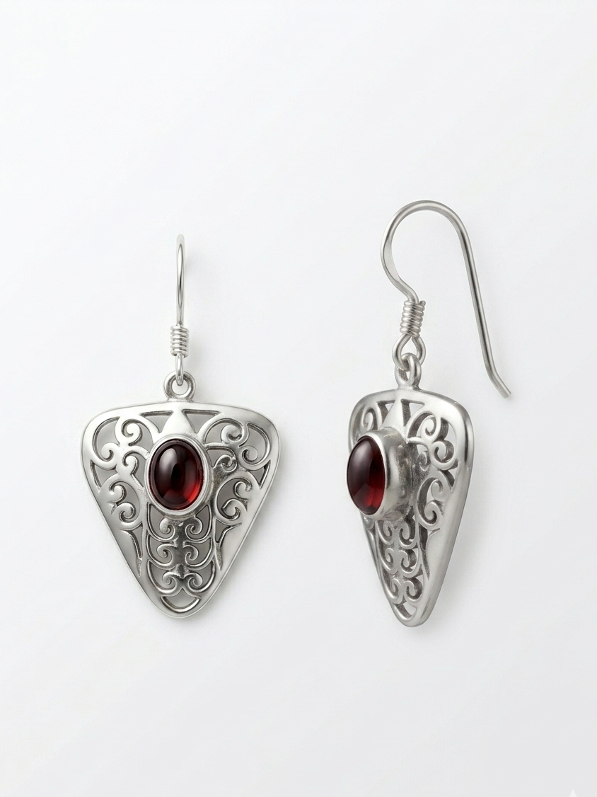 Royal Filigree — Cutwork/ Filigree Dangler Earrings | 925 Silver