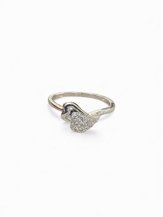 Sparkling Hearts - Cz Heart/Love Ring | 925 Silver