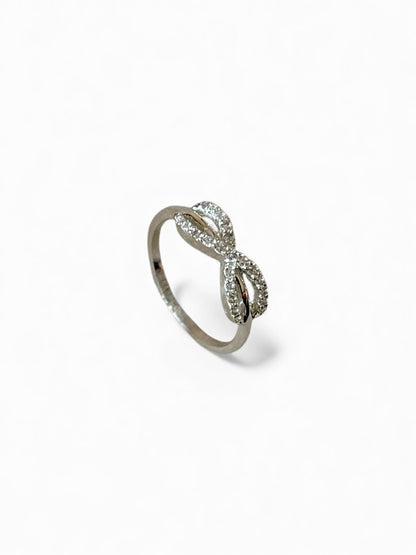 Eternity Loop - CZ Infinity Ring - 925 Silver