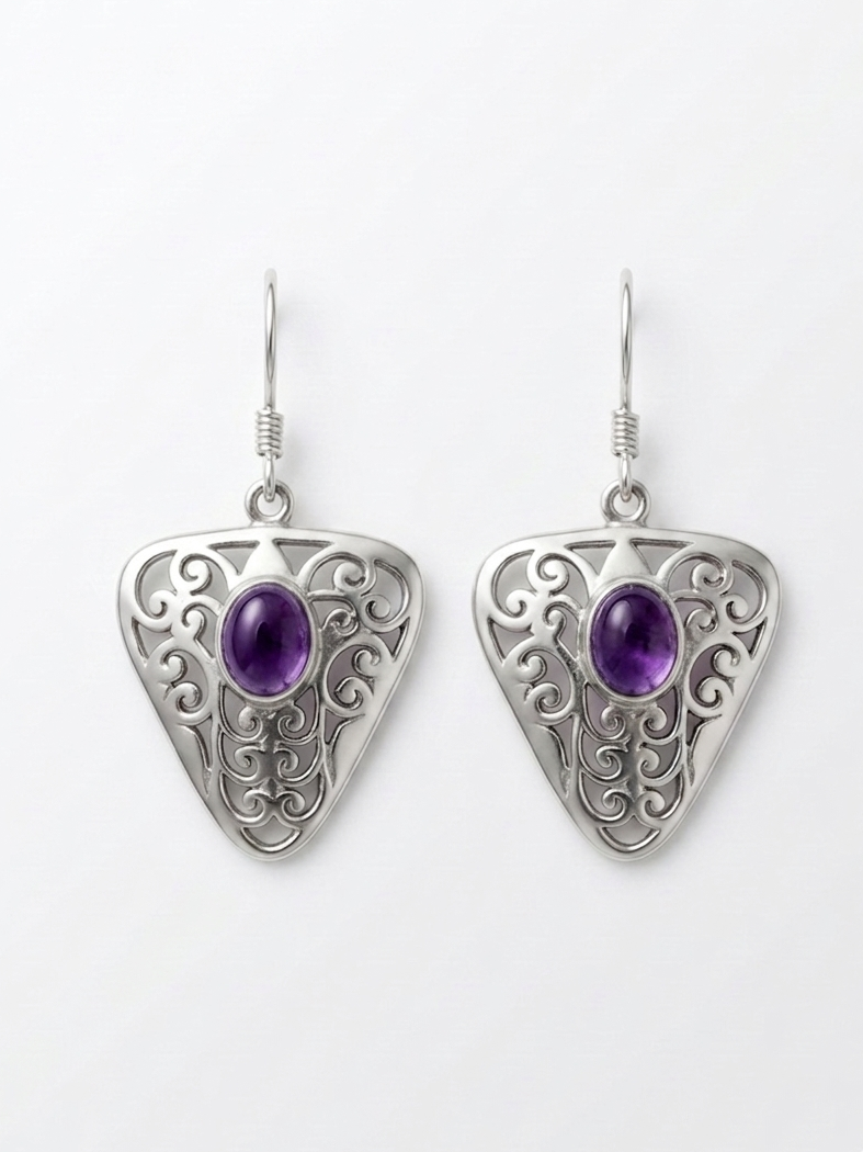 Royal Filigree — Cutwork/ Filigree Dangler Earrings | 925 Silver