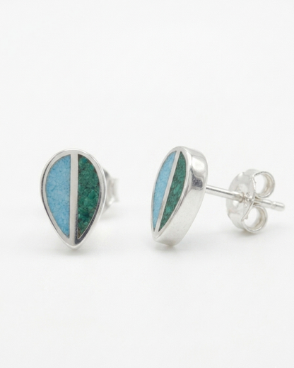 Sea & Sage — Turquoise Stud Earring | 925 Silver