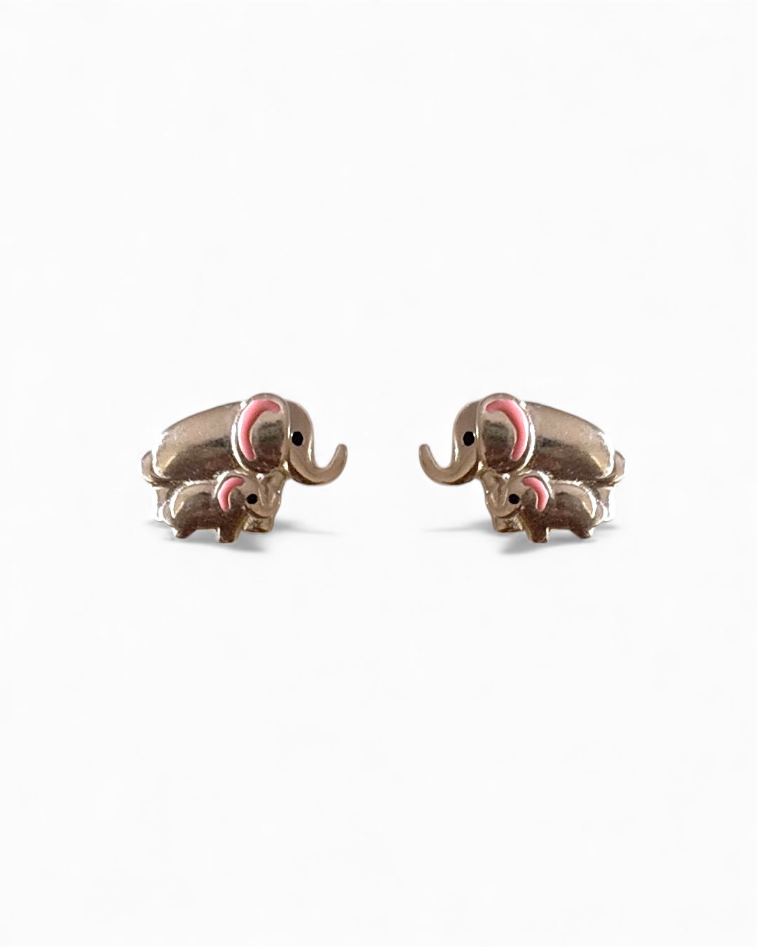 Elemama - Cute Elephant Stud Earrings | 925 Silver