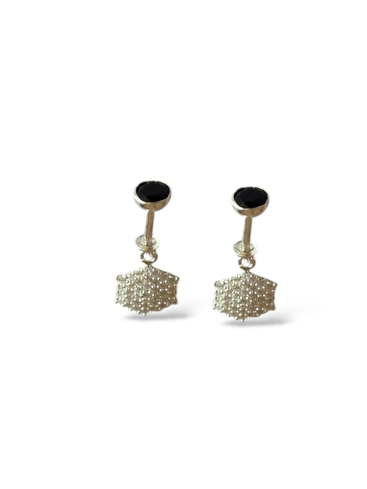 Pentagon Helix - Cz Helix/Bugadi Earrings | 925 Silver