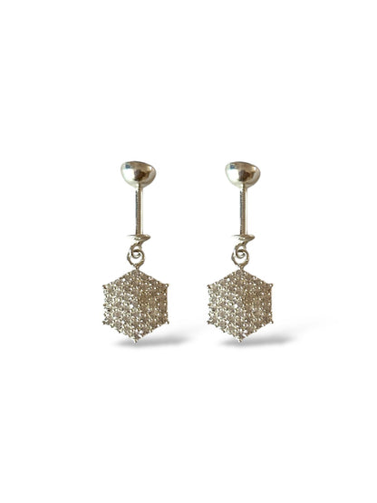 Pentagon Helix - Cz Helix/Bugadi Earrings | 925 Silver