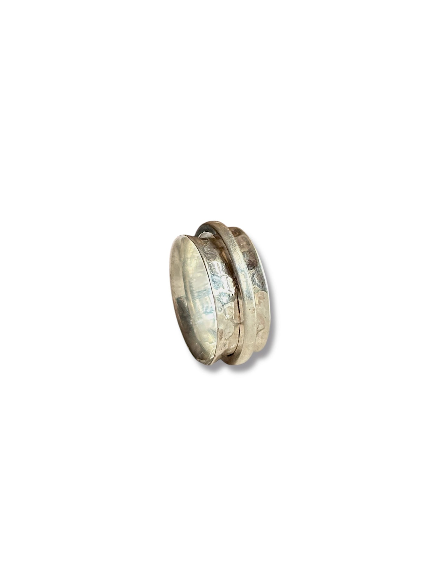 Lunar Duo - 925 Silver Spinner Ring