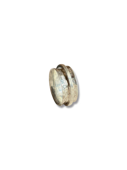 Lunar Duo - 925 Silver Spinner Ring