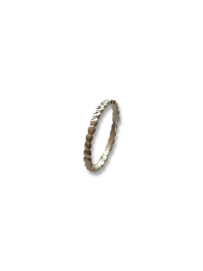 Silver Dots - Dotted 925 Silver Ring