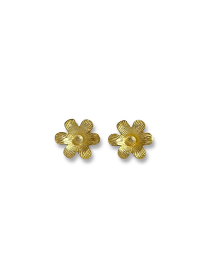 Sunflower - Flower Stud Earrings | 925 Silver