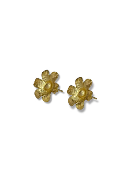 Sunflower - Flower Stud Earrings | 925 Silver